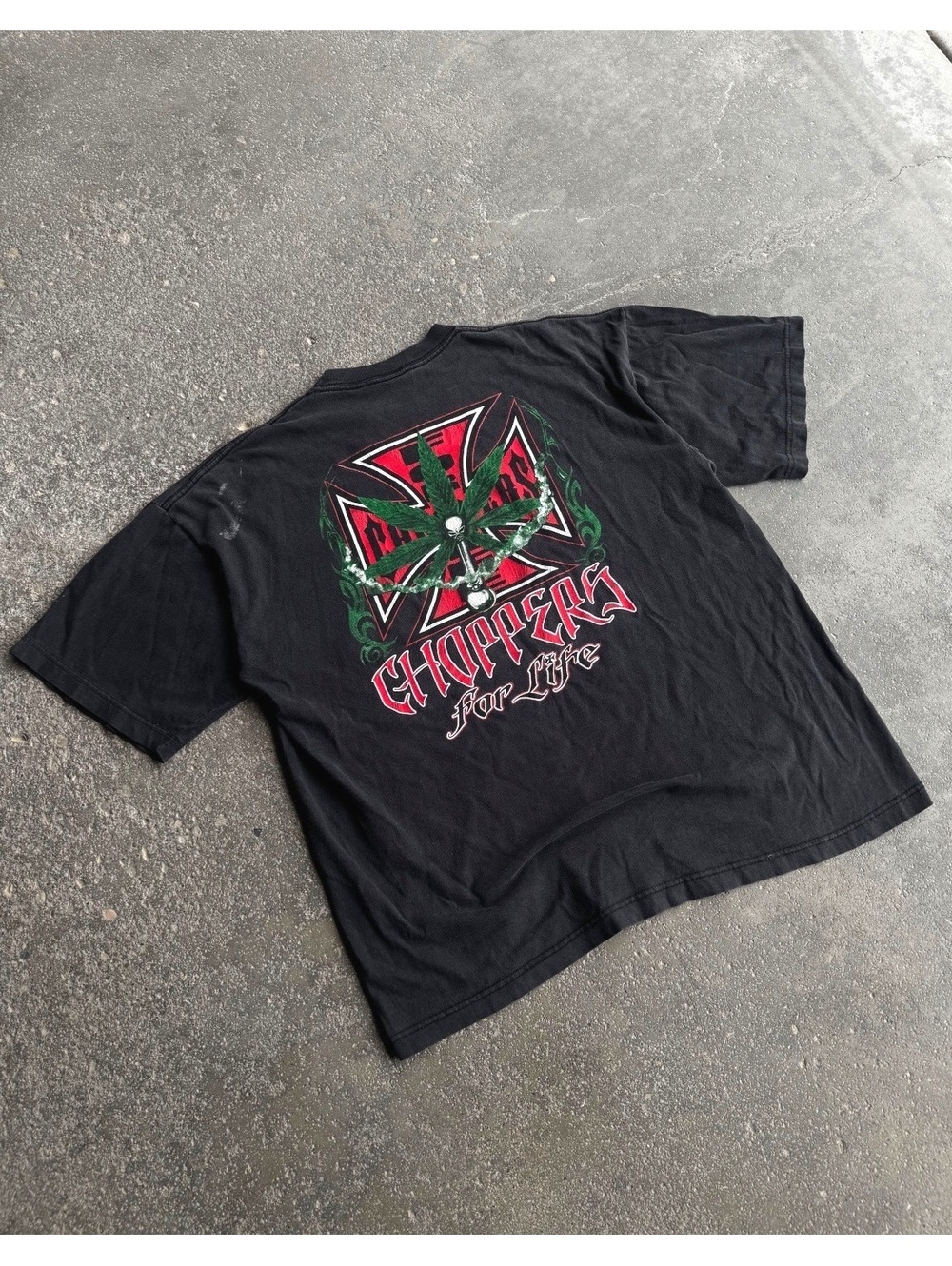 Vintage 2000's Faded West Coast Choppers Parody T-Shirt